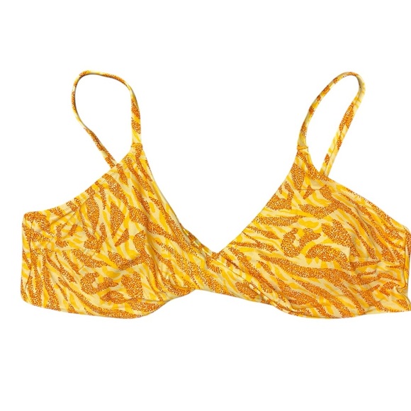 Aerie Twist Scoop Neck Bikini Top Sz XL - Picture 4 of 6